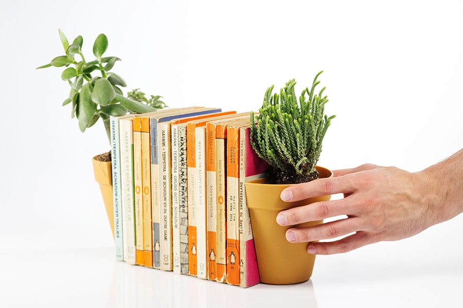 SK BOOKPLANT2 Держатель для книг plant pot Suck UK  - Вид №2