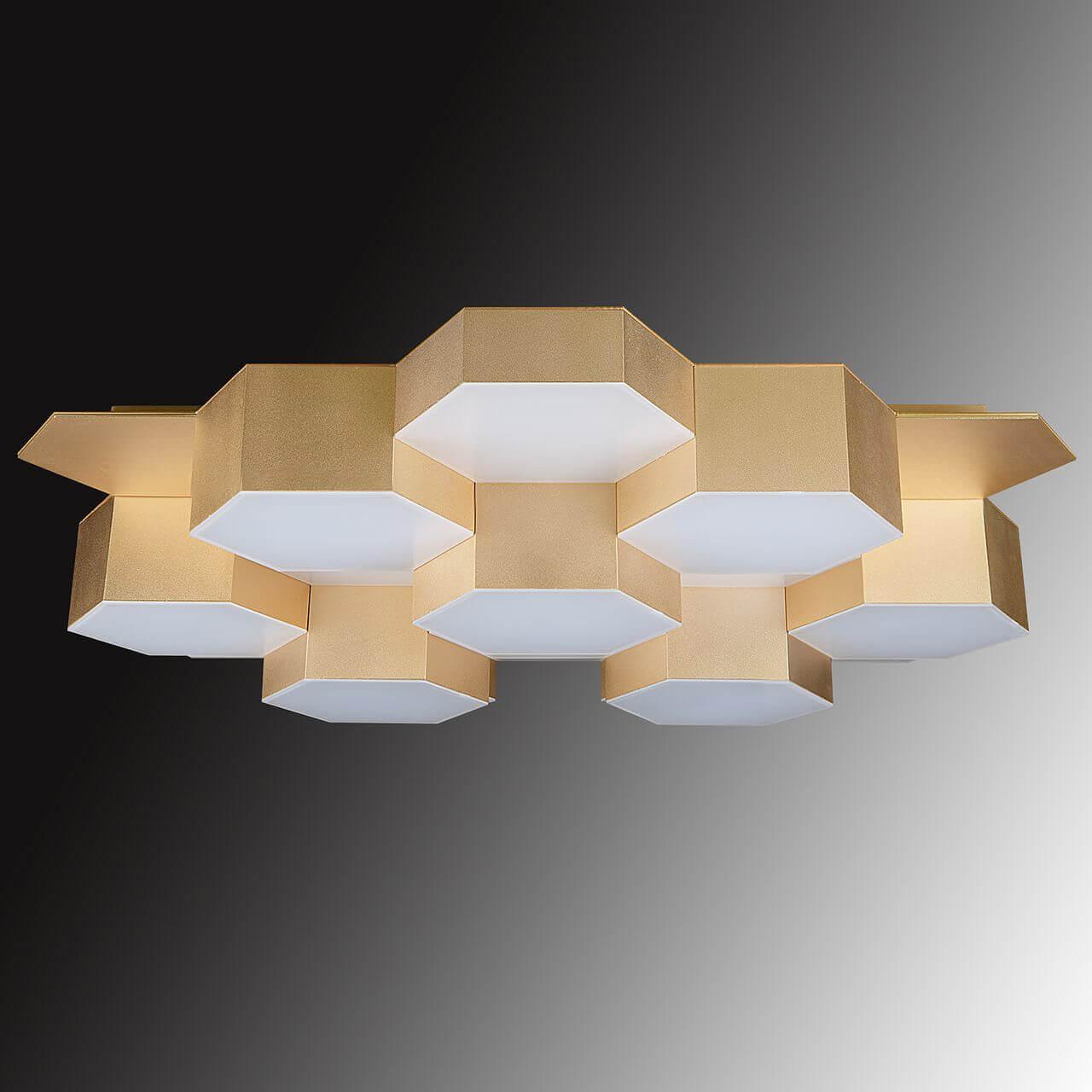 Потолочный светильник золотистый Lightstar Favo 750163 LIGHTSTAR ДИЗАЙНЕРСКИЕ, FAVO 00-3890327 Золото  - Вид №1