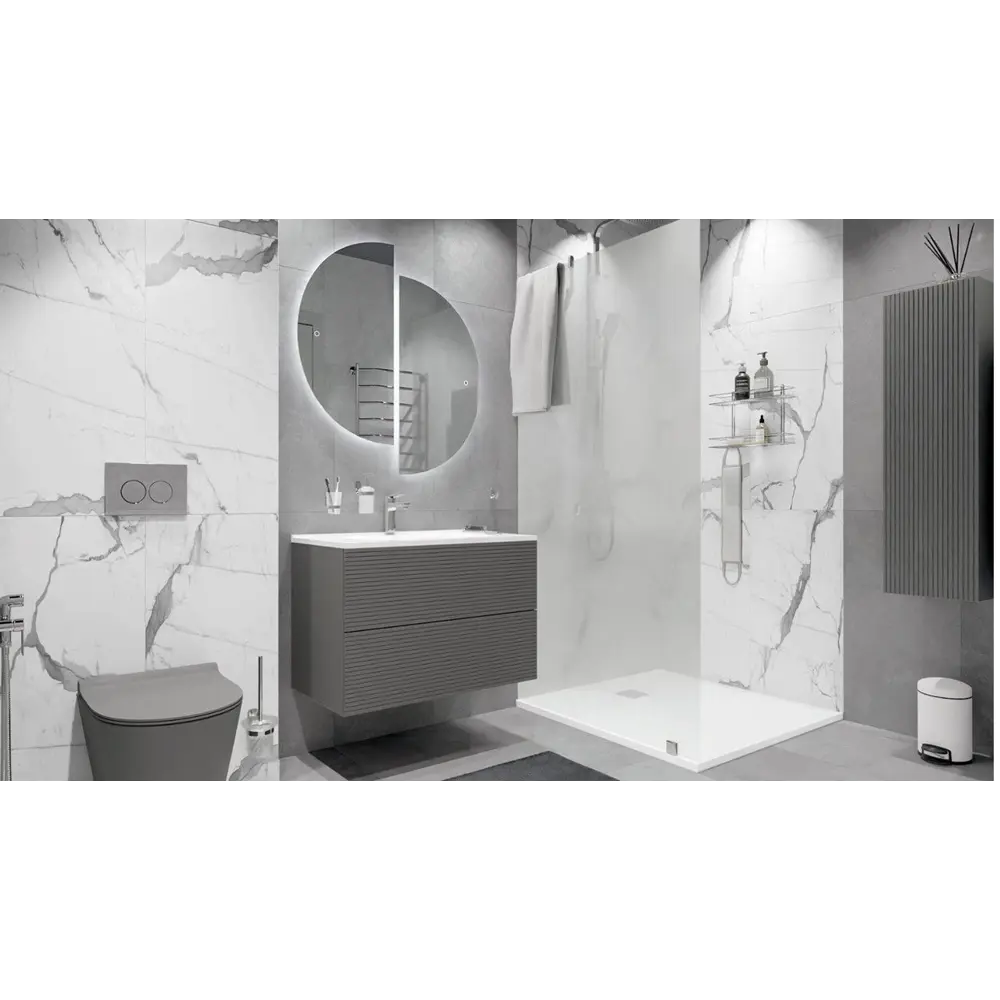 Раковина AM.PM Struktura для ванной комнаты с широким бортиком 86746439 STLM-0071203 - Вид №6