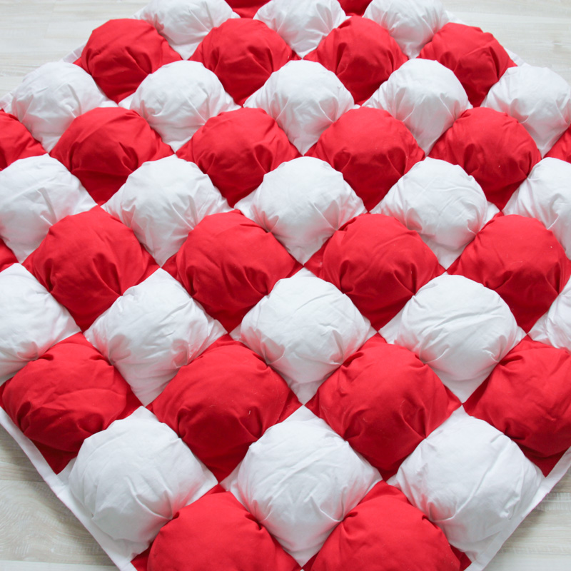 Коврик бомбон игровой Simple Red VAMVIGVAM SIMPLE RED 281583 Белый;красный Santreyd  - Вид №1