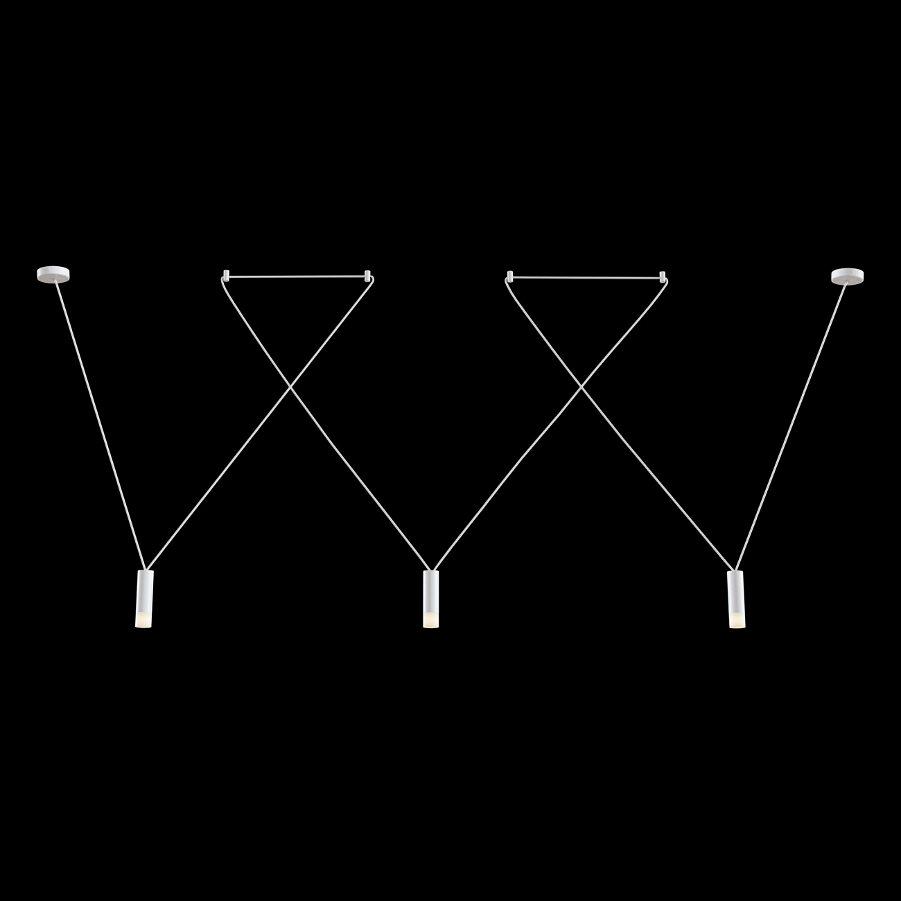 Светильник потолочный светодиодный на 3 лампы белый Davida MOD035PL-03W TECHNICAL TECHNICAL 00-3957062 Белый  - Вид №2