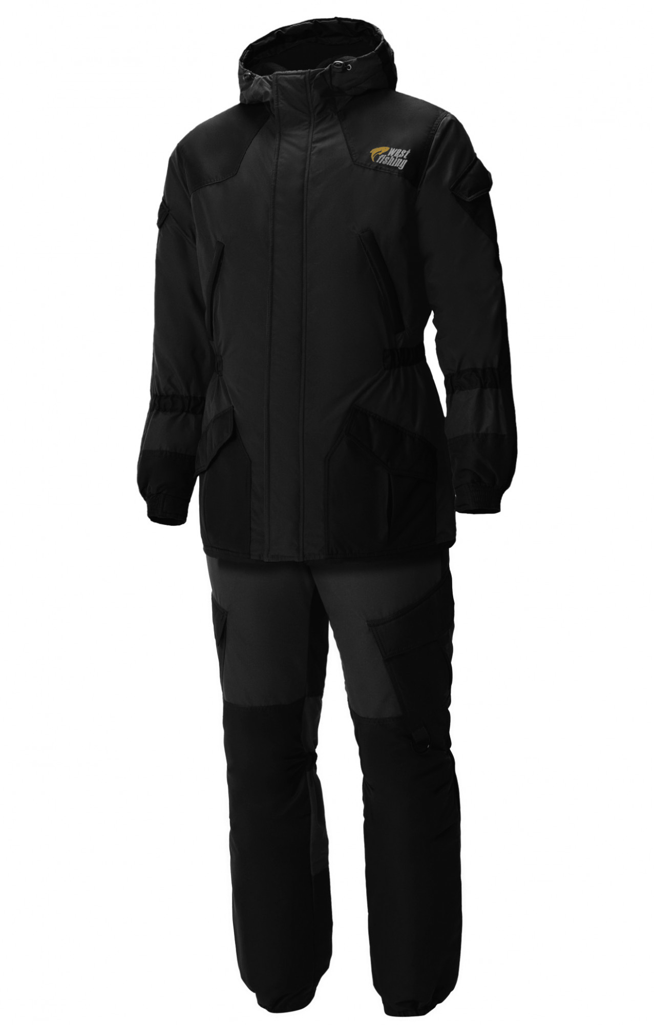 5039451 Костюм  утепленный черный West Fishing  Зимняя спецодежда Santreyd 