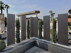 Модульный забор из спеченного камня