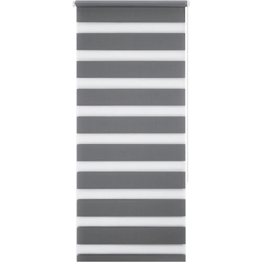 Штора рулонная день-ночь Silver 60x160 см серая 82614463 STLM-2077727 Santreyd Д/Н SILVER