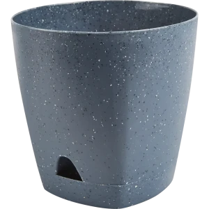 Горшок цветочный Ingreen Stone ø17 h16.5 см v2.5 л пластик темный серый