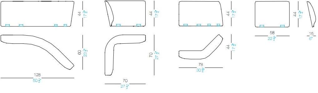 Lapalma Модульный диван в ткани по контракту Add sun-id-1359153 - Вид №5