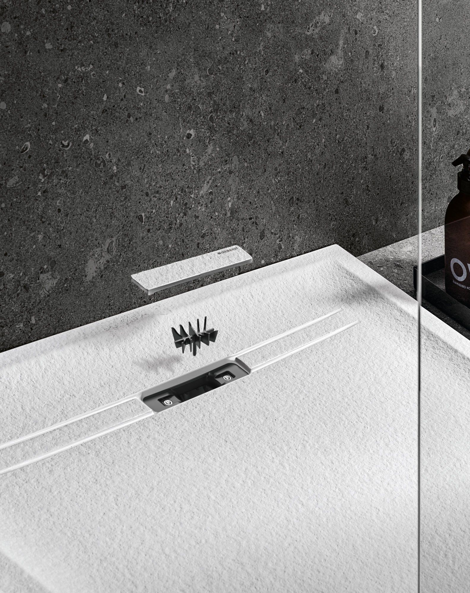 Прямоугольный нескользящий поддон для душа из смолы Geberit SESTRA ARCH-00040061 - Вид №7