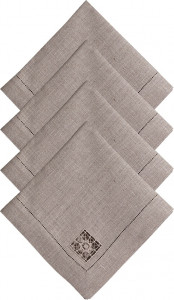 10616548 Крестецкая строчка Набор из 4 салфеток 40x40см Ткань