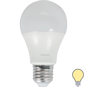 Лампа светодиодная Osram Е27 220 В 7 Вт 600 лм, тёплый белый свет 82173590 STLM-2060197