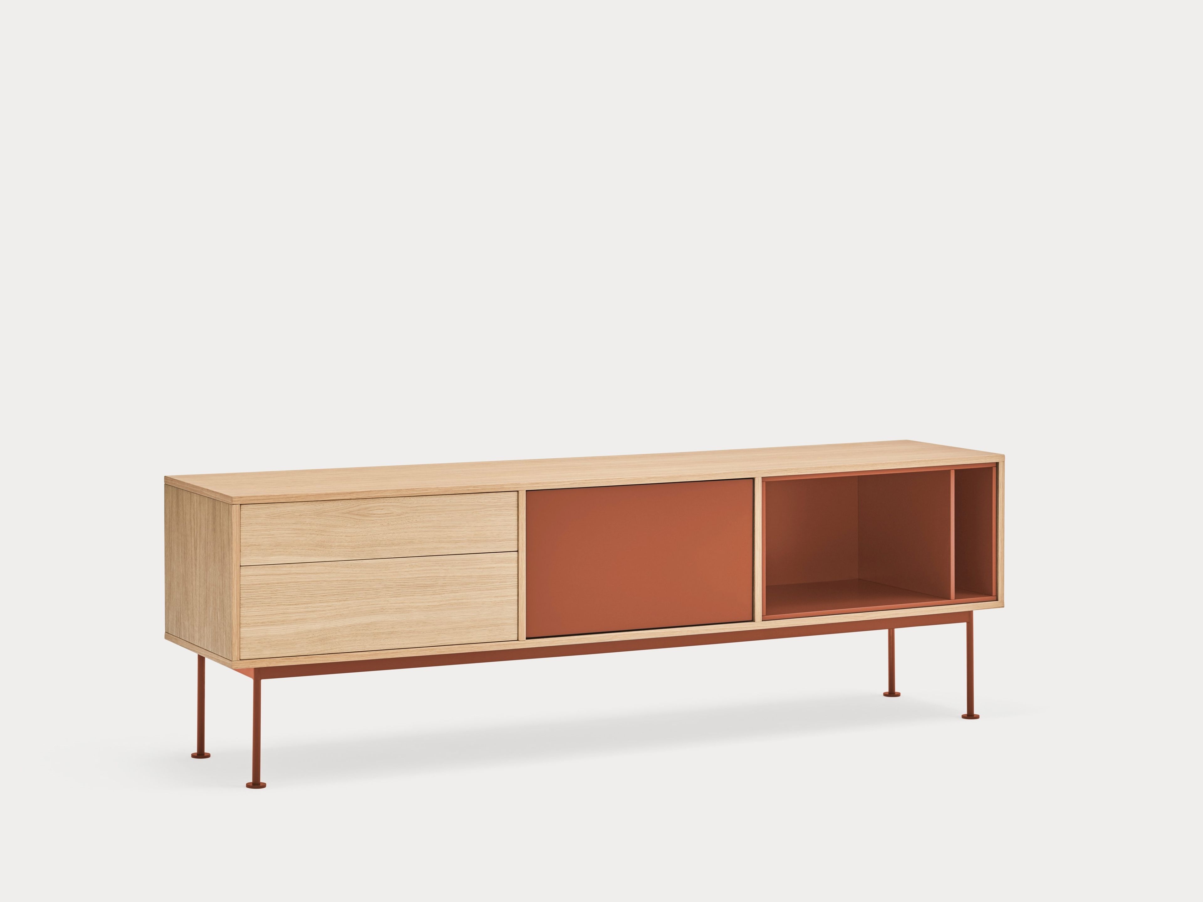 Шкаф для телевизора из шпона и МДФ TEULAT Yoko ARCH-00073295 - Вид №9