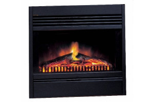 15492591 Камин Cambridge BL RC черный Dimplex Широкие очаги