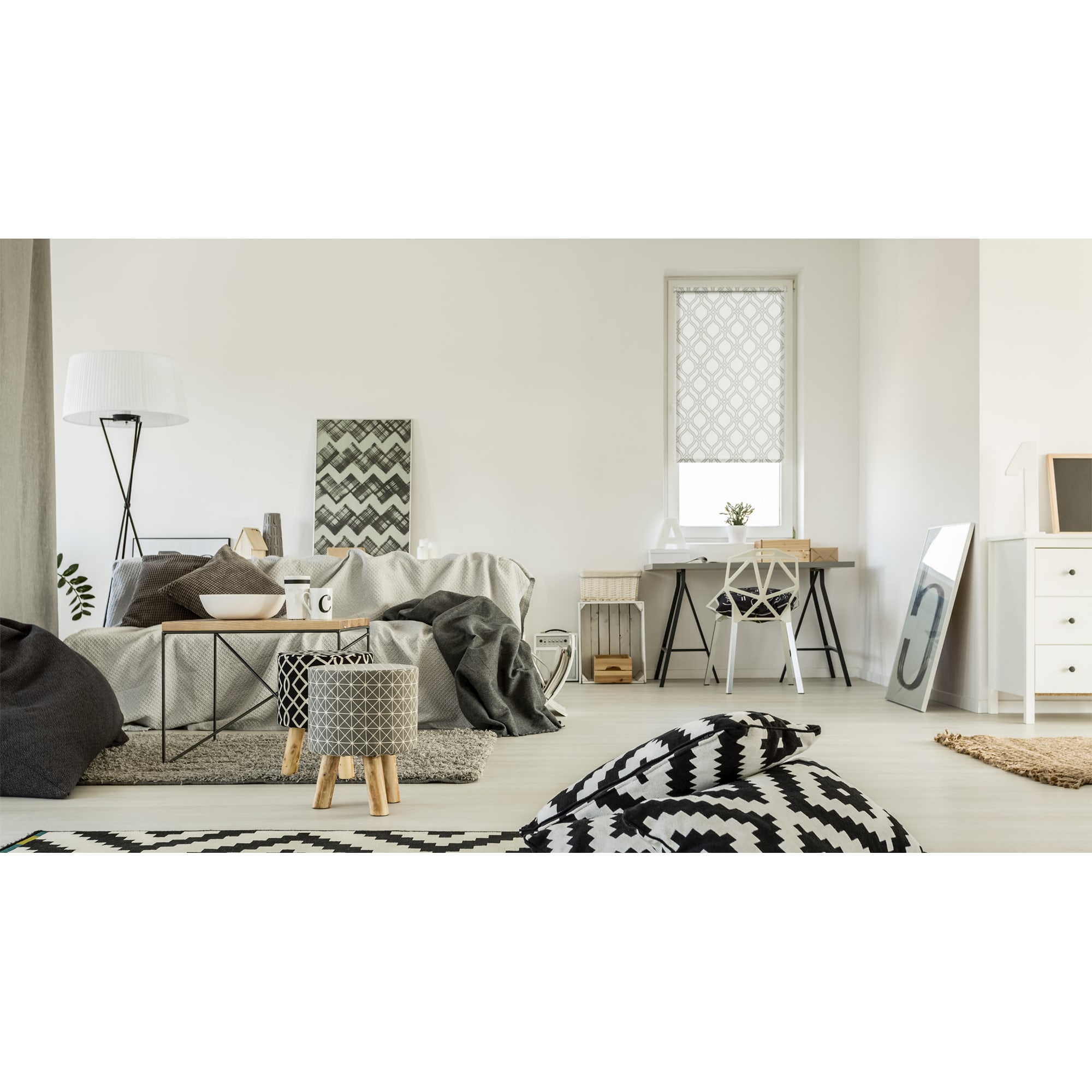 82023872 Штора рулонная «Ампир», 40х160 см, цвет серый Santreyd  - Вид №6