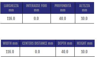 Cosma Ручка для модульной мостовой мебели  554  - Вид №1