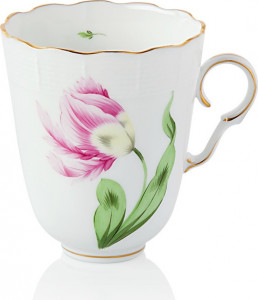 103352 Herend Чашка для шоколада 150мл "Китти" (розовая) Фарфор, Керамика