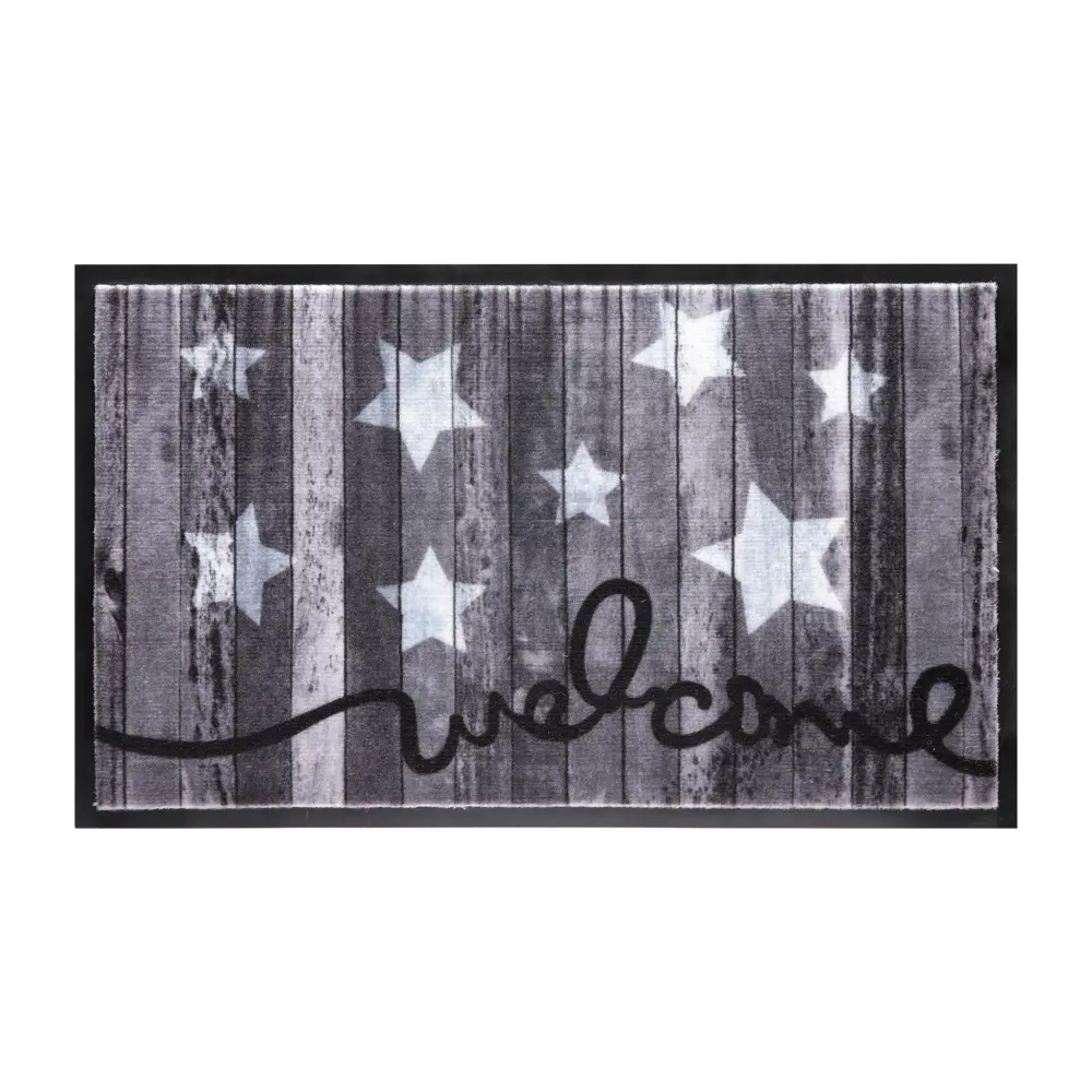 Коврик Inspire Welcome 45x75 см полиэстер на ПВХ цвет серый 83342248 STLM-2120833  - Вид №1