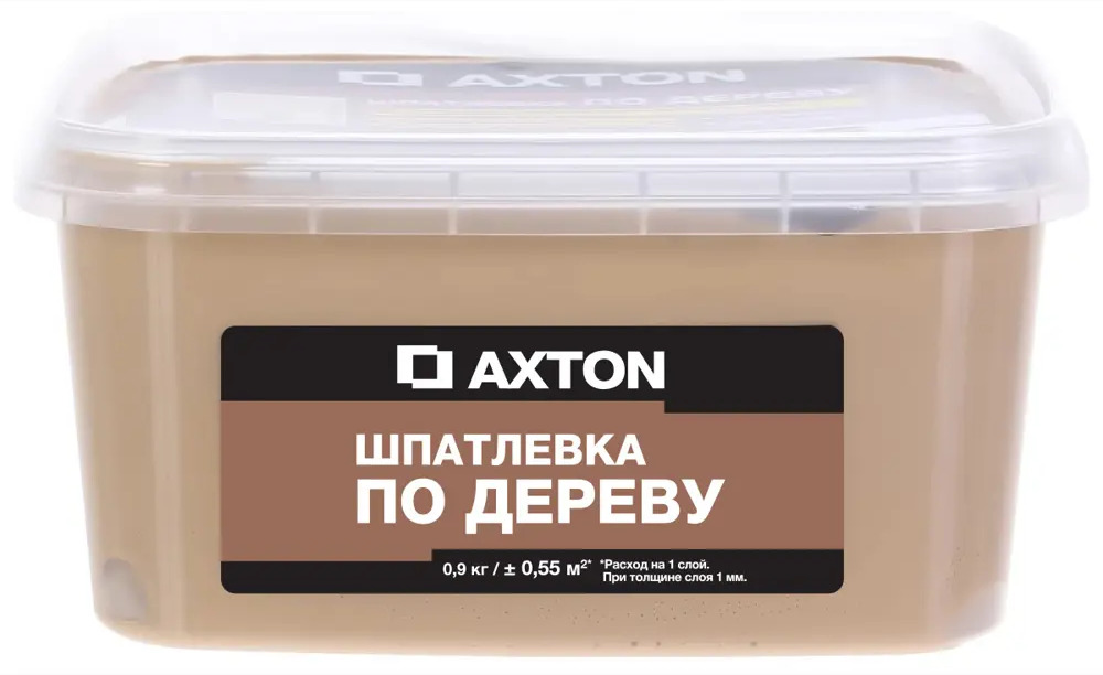 Шпатлёвка Axton для дерева натуральный дуб 0.9 кг 81950910