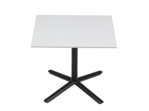 Низкий квадратный журнальный столик в твердой поверхности