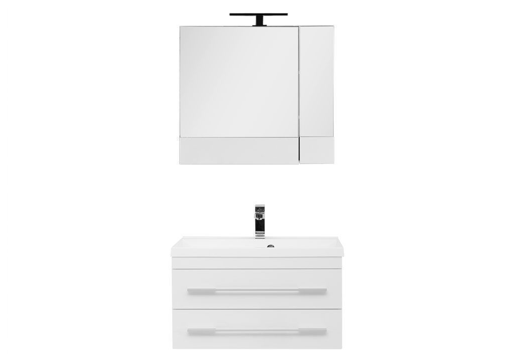 Мебель для ванной Aquanet Нота NEW 75 белый (камерино) 00231060 - Вид №2