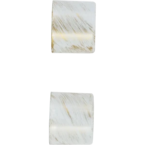 Наконечник-заглушка Orbis, металл, цвет античный белый, 2 шт. 86015509 STLM-2118272