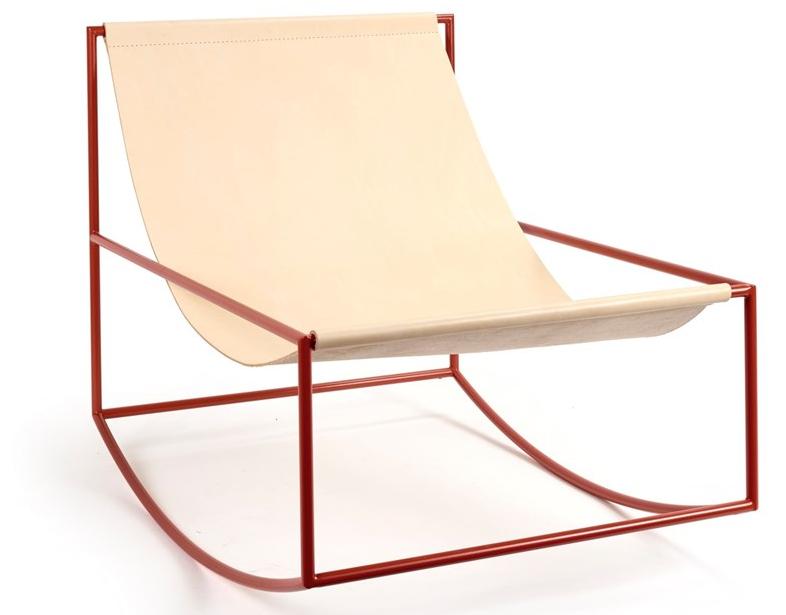 valerie_objects Кресло-качалка из стали с порошковым покрытием  V9018020  - Вид №2