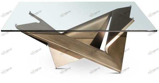 Reflex Квадратный стеклянный журнальный столик Mathematique sun-id-1362086