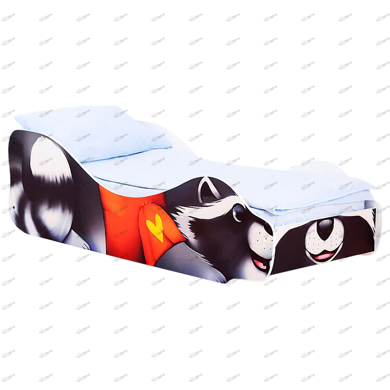 Детская кровать "Енот Кусака" БЕЛЬМАРКО  326770 Черный Santreyd 