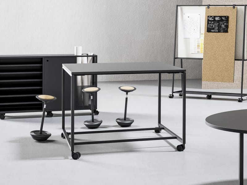 Высокий стол для встреч с колесами FANTONI ателье ARCH-00102347