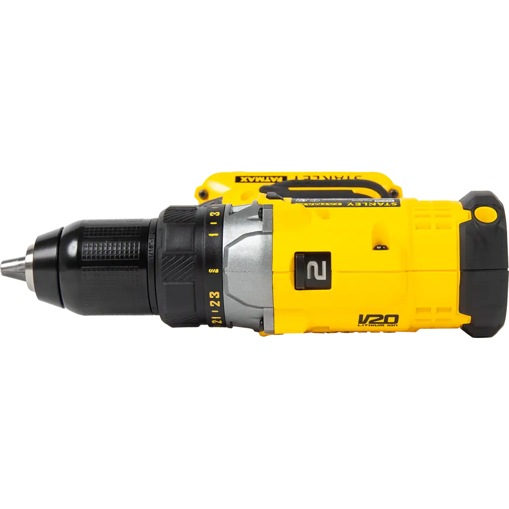 Дрель-шуруповерт аккумуляторная Stanley Fatmax SCD708D2K, 18 В Li-ion 2x2 Ач STLM-2073879 - Вид №3
