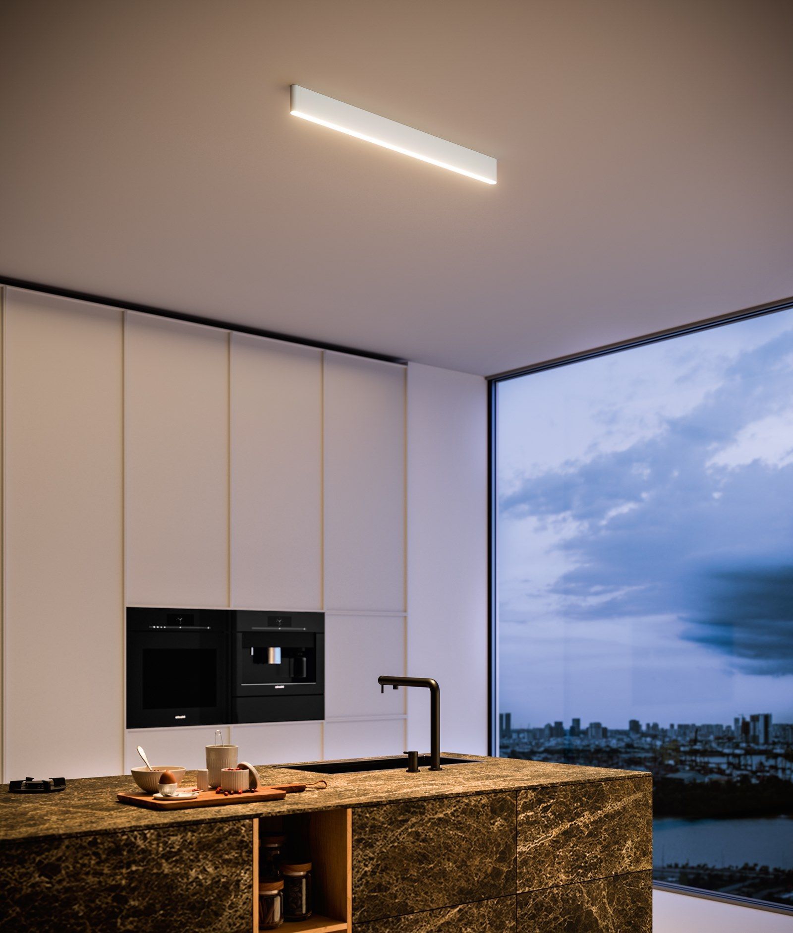 Металлический светодиодный потолочный светильник In Stock LINEA LIGHT GROUP - SATORI ARCH-00092876 - Вид №7