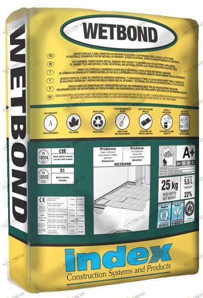 INDEX Специальный самосмачивающийся клей для сплошной плитки sun-id-1407119