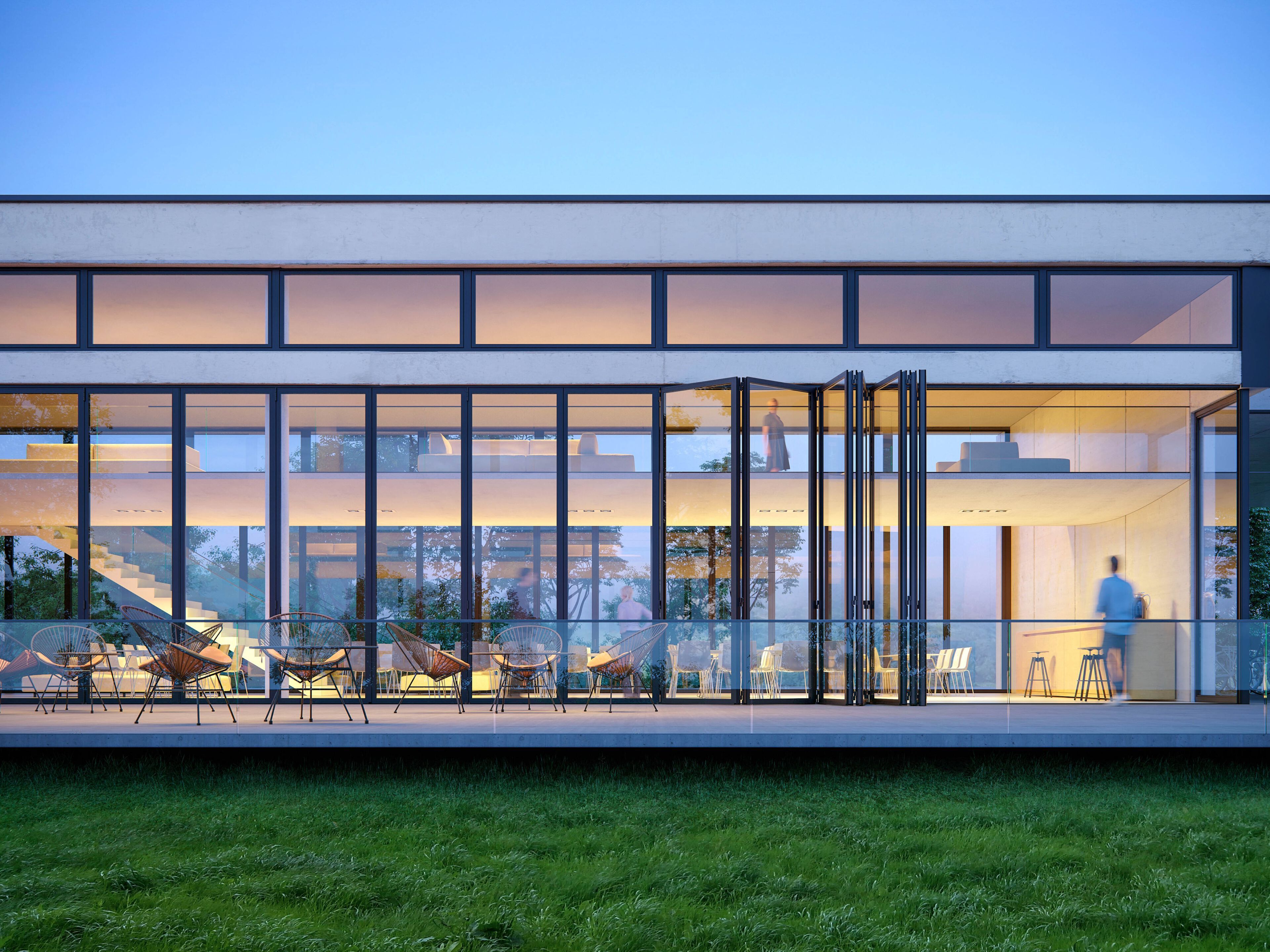 Складной витраж Solarlux MEGALINE ARCH-00122190 - Вид №1