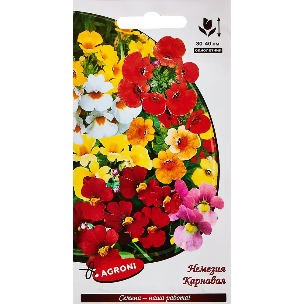 Семена цветов Agroni немезия Карнавал 87030173 STLM-2079030 