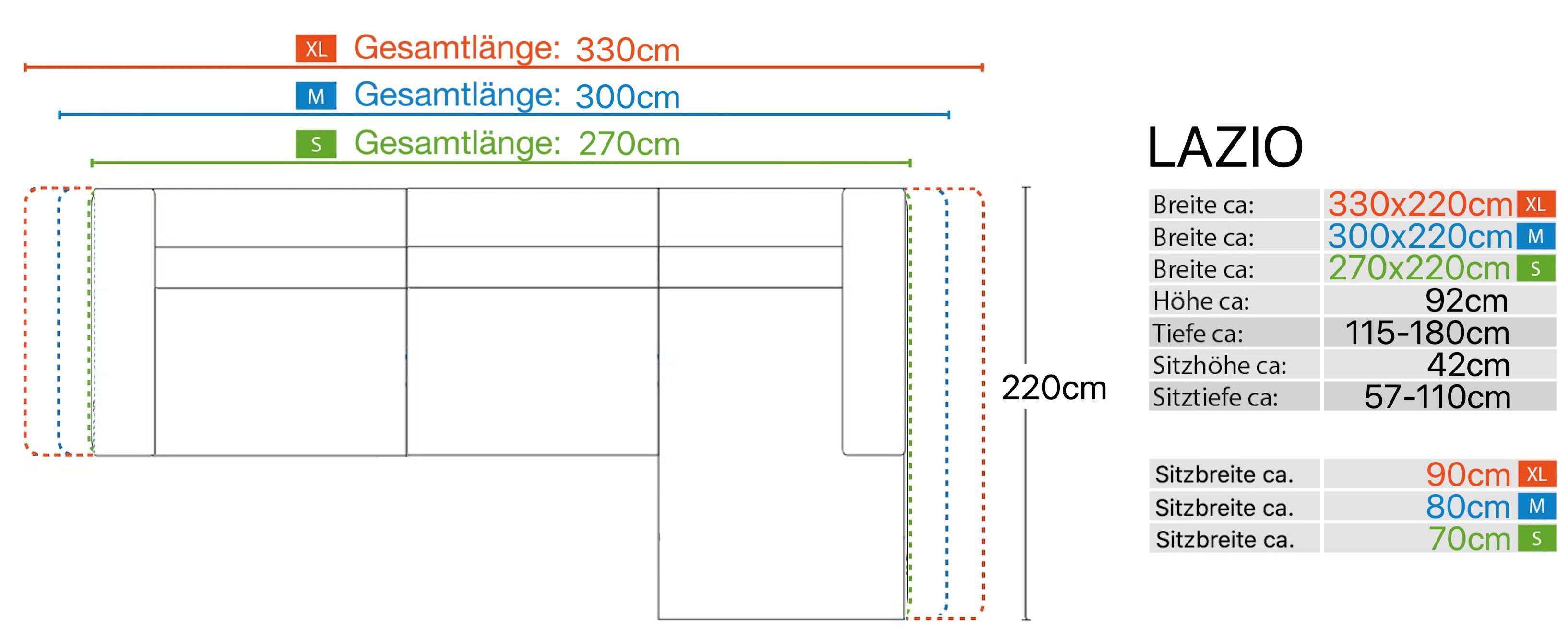 Кожаный диван с полуостровом Sofanella Лацио ARCH-00006780 - Вид №8