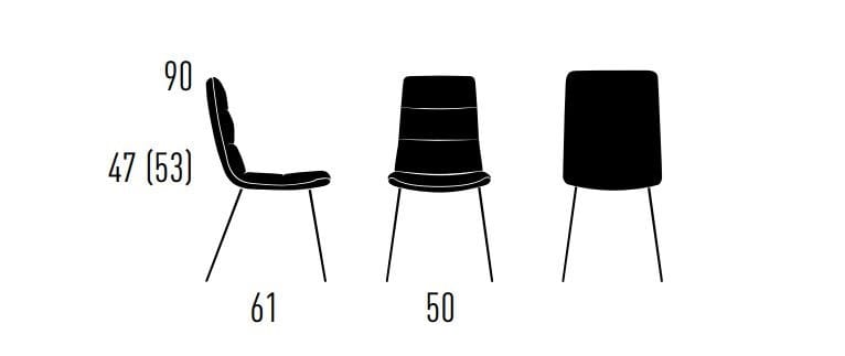 Мягкий стул KFF Arva ARCH-00034646 - Вид №8