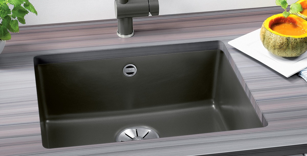 523733 Кухонная мойка Blanco Subline 500-U Ceramic белый  Blanco Subline Белый - Вид №1