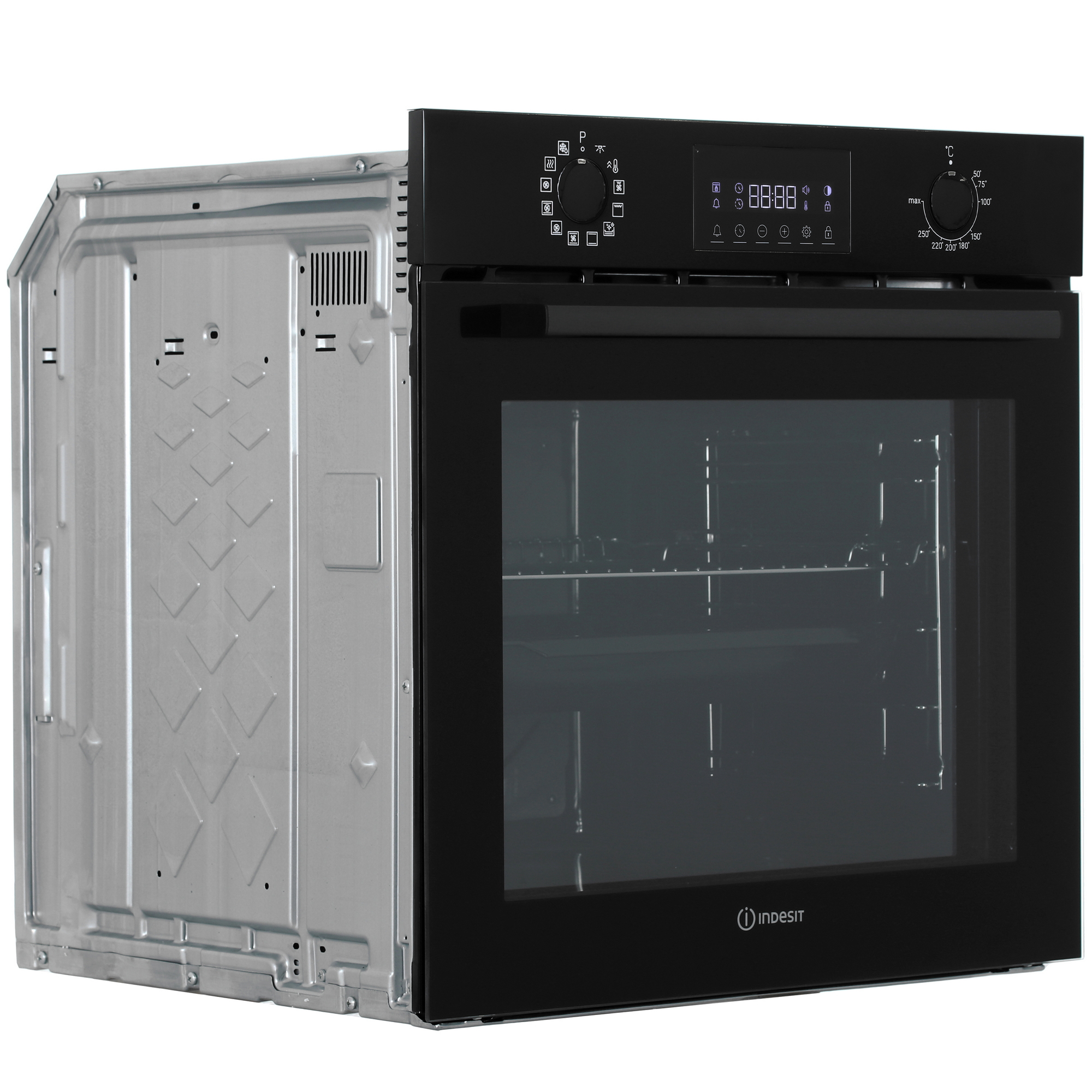 9136636 Электрический духовой шкаф Indesit IBFTE 3844 J BL черный STDN-0105789 - Вид №1