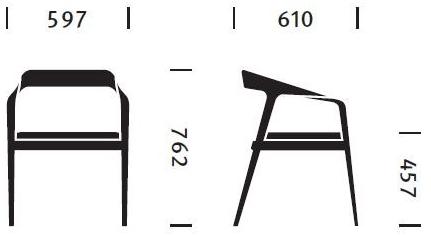 Herman Miller Стул из массива дерева с подлокотниками sun-id-1372205 - Вид №9