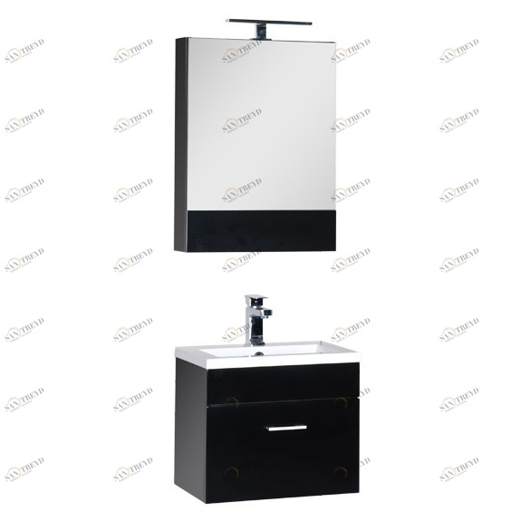 Комплект мебели Aquanet Нота 50 черный 00170885