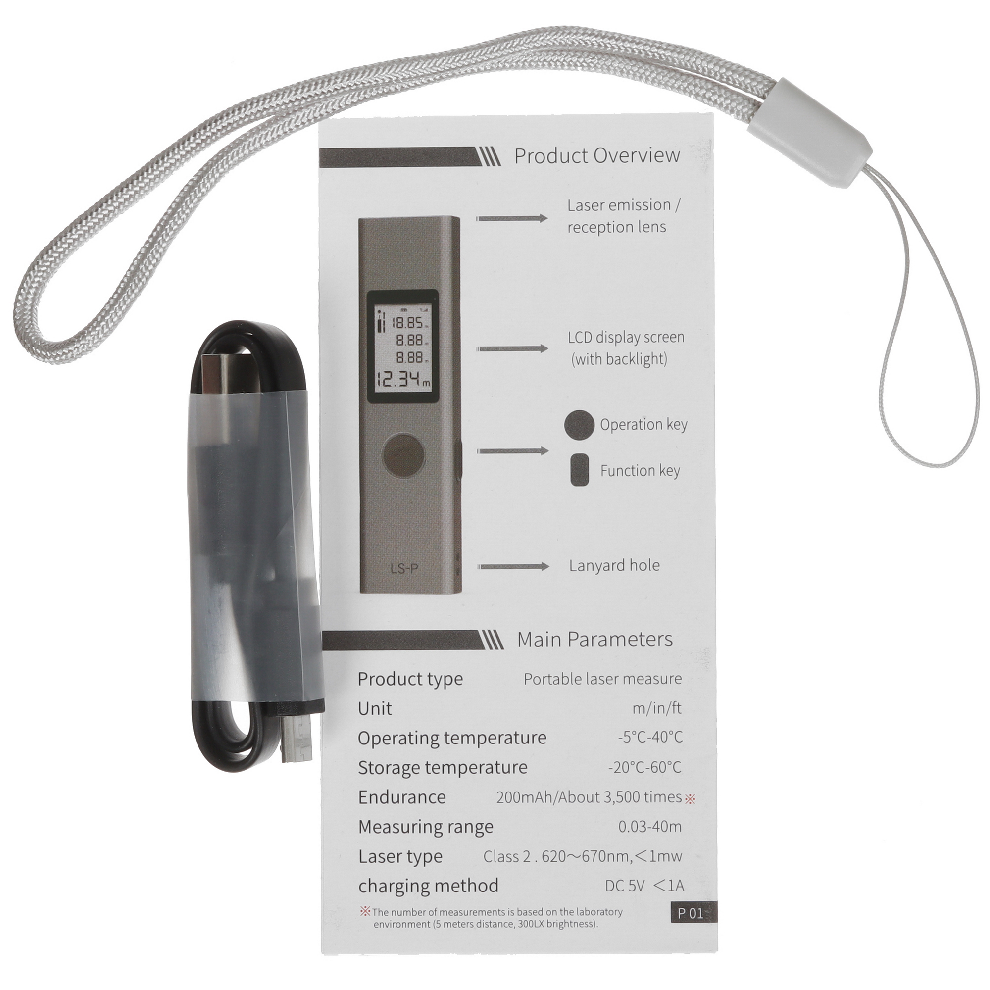 Лазерный дальномер Duka LS-P DISTO 5424923 STDN-0141023 - Вид №6