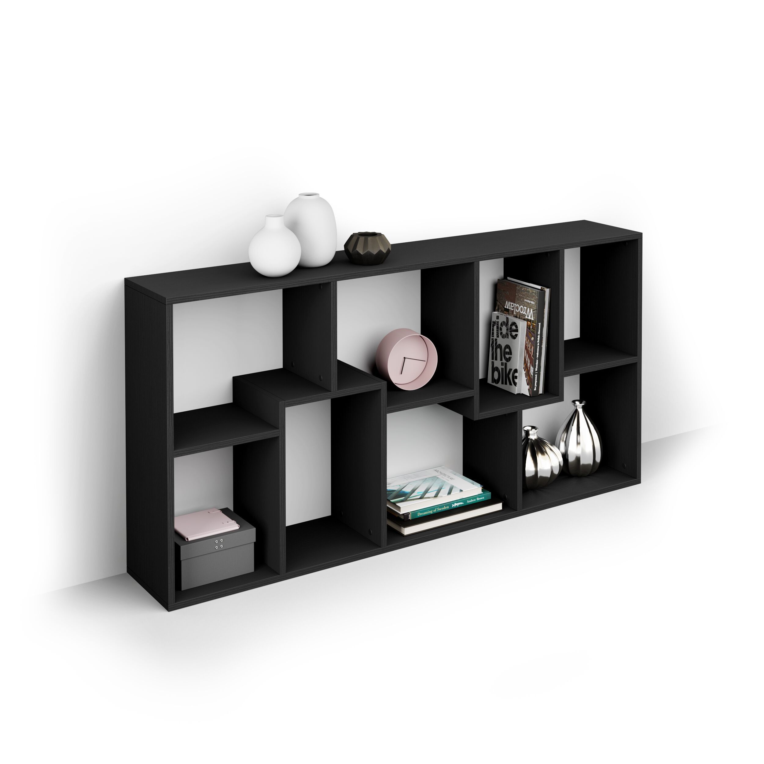 Отдельно стоящий Нижний книжный шкаф в меламинированном стиле Mobili Fiver IACOPO ARCH-00091287 - Вид №8