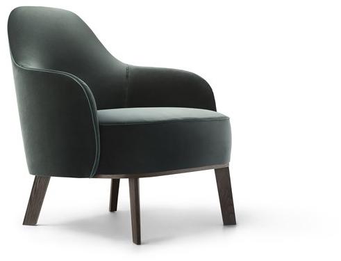 Lema Мягкое кожаное кресло с подлокотниками sun-id-1414916 - Вид №1