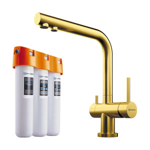 Смеситель для кухни Pure Drop lite + Nagano LG OMOIKIRI