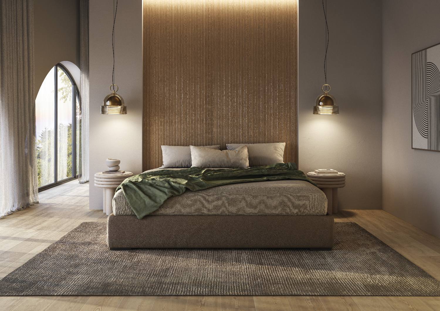 Подвесной светильник из дутого стекла BROKIS купол ARCH-00096747 - Вид №30