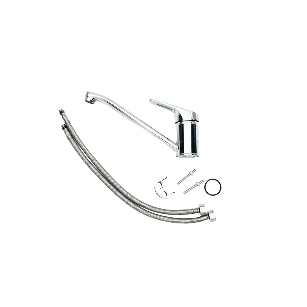 Смеситель для кухни Osgard Hugen высота 12 см латунь цвет хром STLM-2100858 - Вид №1