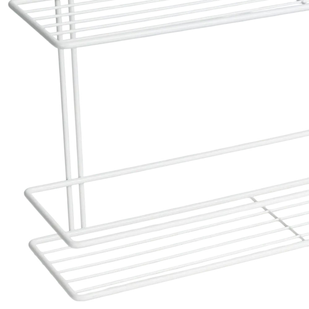 Proffero Угловая полка для ванной 3-ярусная стальная белая 89432456 Santreyd STLM-1584226 - Вид №2