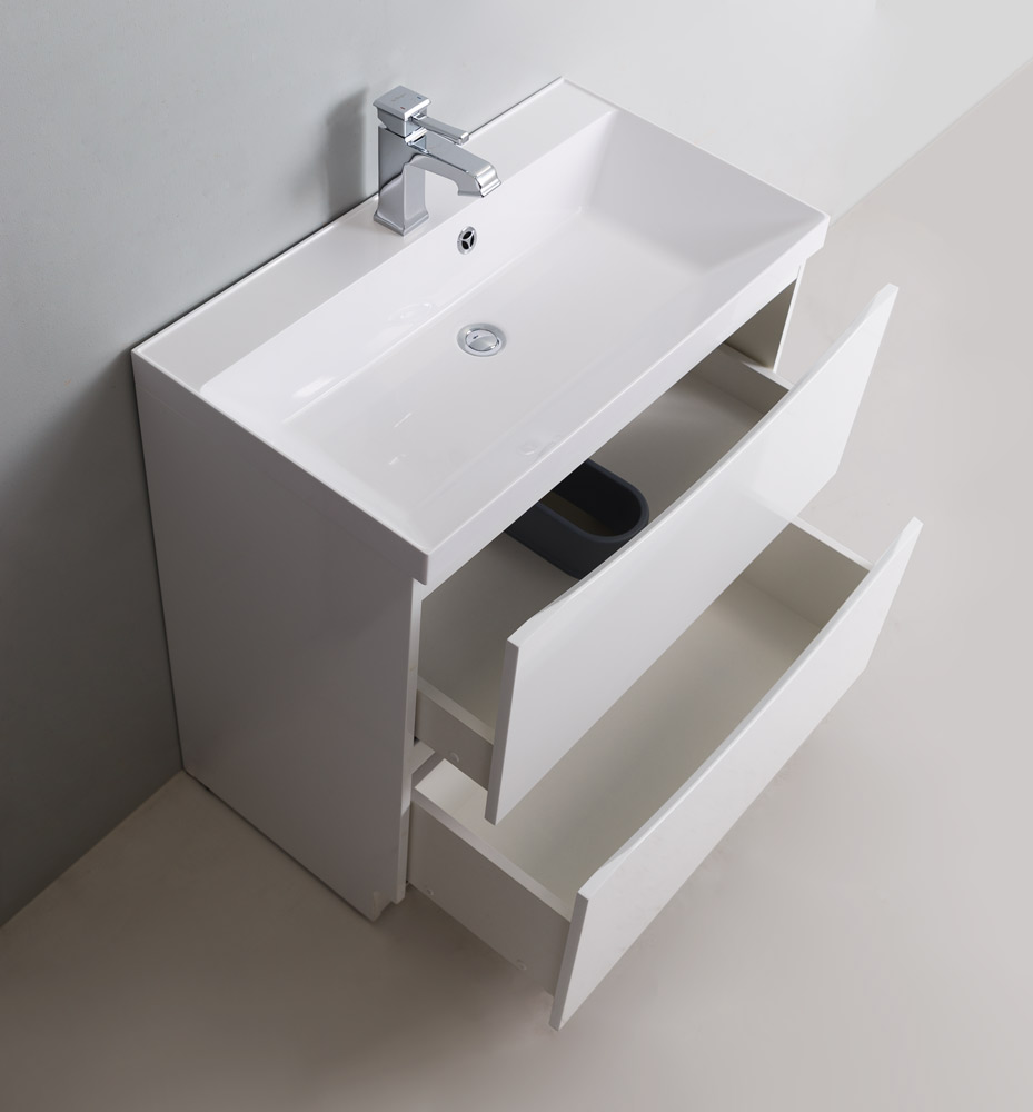 Мебель для ванной BelBagno MARINO-1000-2C-PIA-BL-P  - Вид №3