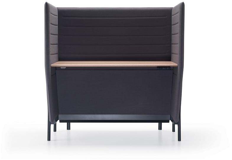 Alias Индивидуальное рабочее место с звукопоглощающими перегородками Eleven high desk sun-id-1345428 - Вид №6