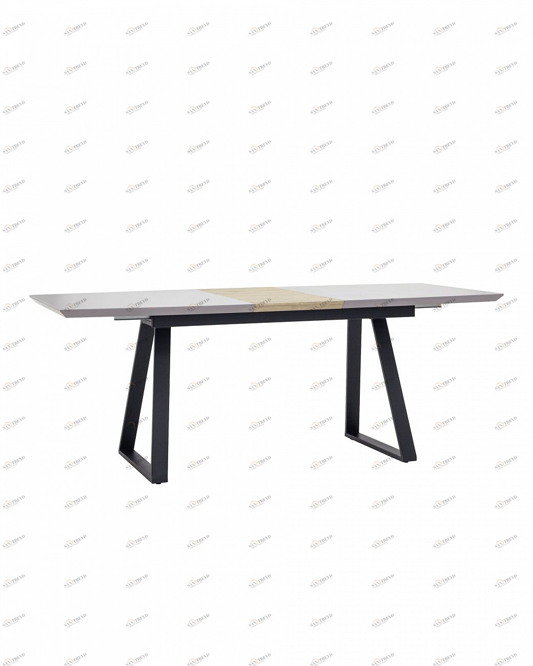 Обеденный стол раздвижной серый 160-200 см "Детройт" STOOL GROUP  00-3946085 Серый 