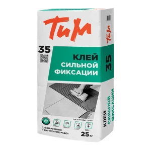 Клей для плитки сильной фиксации ТиМ №35 25 кг 11809577 STLM-2044428