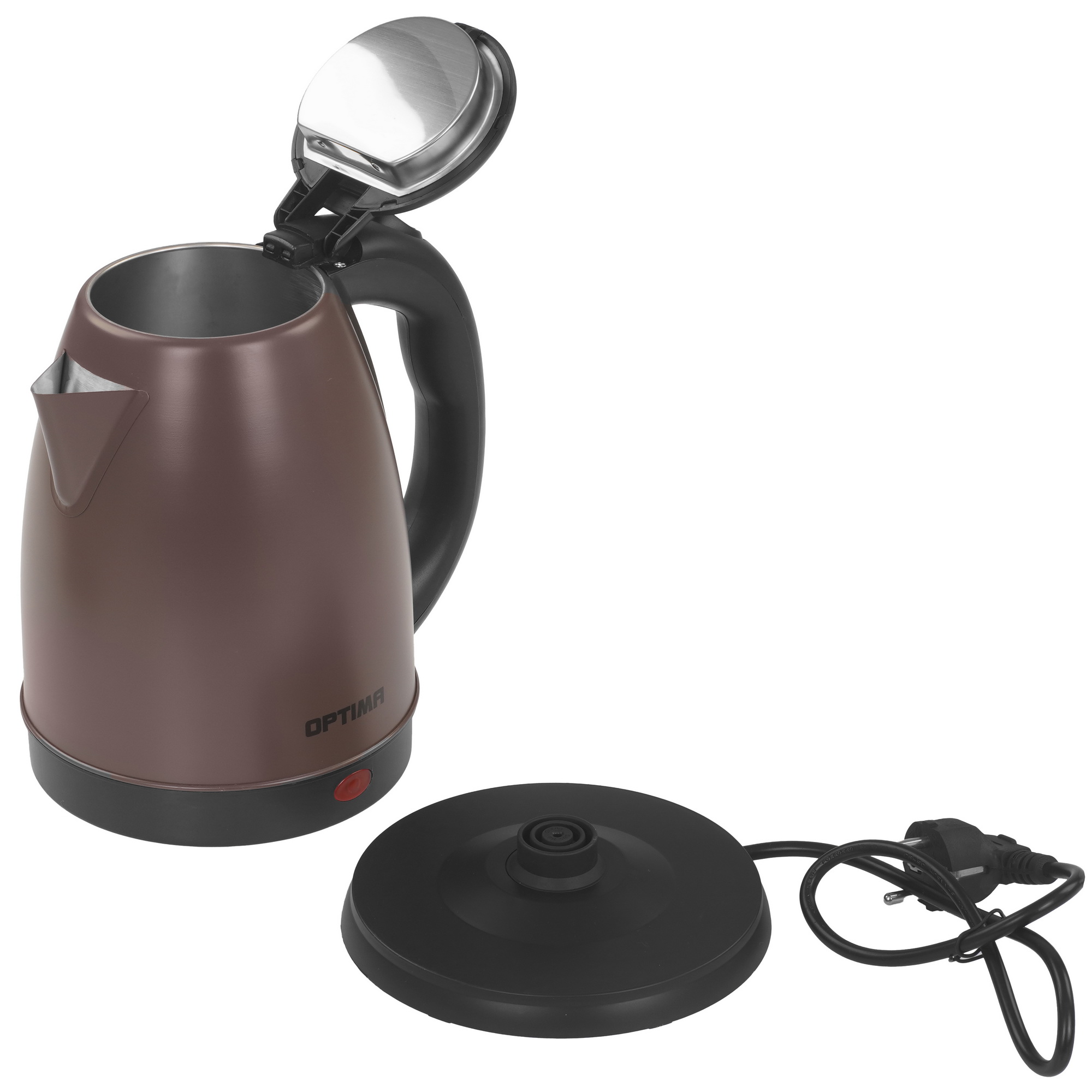 9269573 Электрочайник OPTIMA EK-1808SS коричневый STDN-0096827 - Вид №4